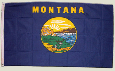 Flagge USA Montana - 90 x 150 cm