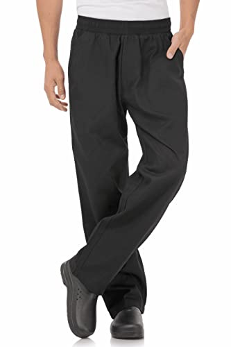 Chef Works A695-XL Unisex Better Built Baggie, XL, Schwarz