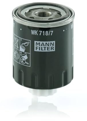 MANN-FILTER, WK 718/7 Fuel Filter | For Off-Highway, Fuel System Protection, Injector Protection, Clean Fuel Supply, True OE Engineering