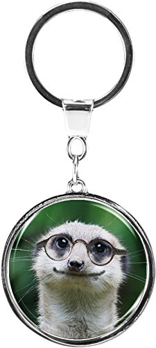 metALUm Schlüsselanhänger aus Metall/Erdmännchen / 6613003SJ