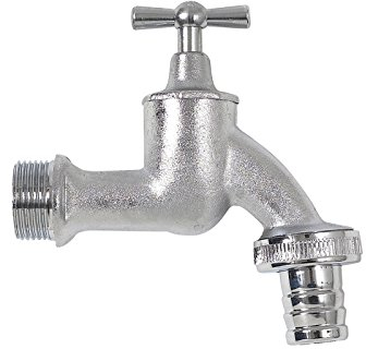 Chrom-Auslaufhahn 3/4''