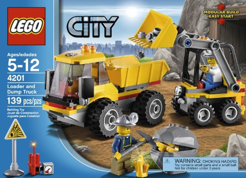 Camion à benne et chargeur de LEGO City 4201