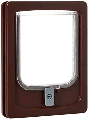 Zolux Chatière 2 Positions pour Chat Marron