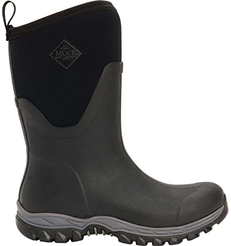 MUCK Women's Arctic Sport II Mid Boot, Black, Size 7(M)
