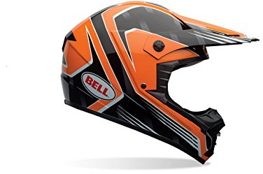 Bell Powersports SX-1 Motorradhelm, Mehrfarbig (Race Orange), XL