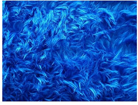 Fabrics-City ROYALBLAU LANGHAAR FELL STOFF FELLSTOFF STOFFE, 2592