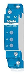 Eltako P3K12 Phasenkontrolle Stand-by-Verlust nur 0,06 Watt/Pfad P 3 K 12 230 V 24000899