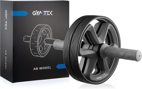 Gymtek® Ab Roller, Bauchtrainer, Ab Wheel - rutschfesten Griffen - Ab-Roller