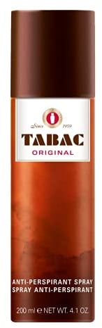 Tabac® Original | Deodorant Anti-Perspirant Spray mit dem unverwechselbaren Duft von Tabac Original - hemmt Achselnässe - verhindert zuverlässig Körpergeruch - Original Seit 1959 | 200ml