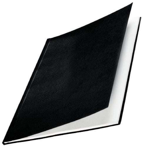 Leitz 73960095 Buchbindemappe impressBIND, Hard Cover, A4, 24,5 mm, 10 Stück, schwarz