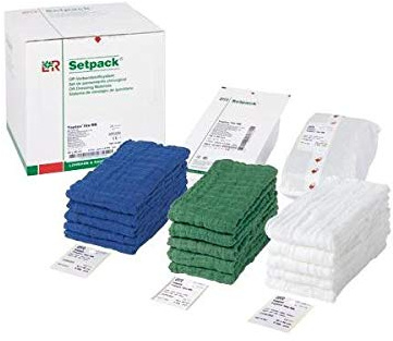 Toptex lite Bauchtücher RK steril blau 40 x 40 cm 6x5 Stück