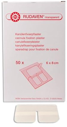 NOBA Rudaven transparent Venenpflaster 50 Stück 6 x 8 cm