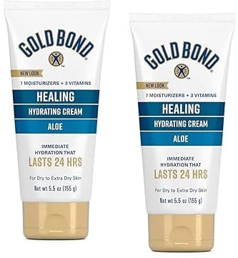 Gold Bond Ultimate Healing Skin Cream with Aloe, 155.9 g (Paquete de 2)