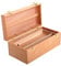 ART-STAR ORIGINAL HOLZ AUFBEWAHRUNGS BOX | 40x20x15cm (LxBxH), Buchenholz | Künstlerbox, Malkasten, Schuhputz Kiste, Pinselkiste