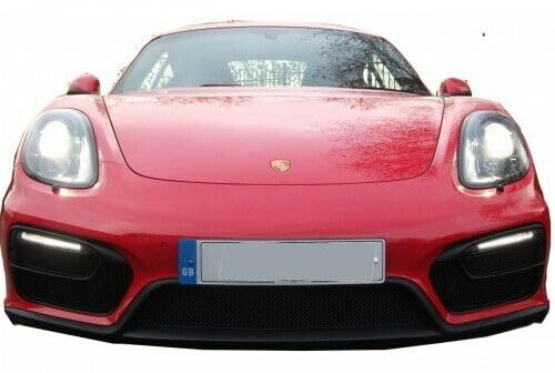 Zunsport Kompatibel mit Porsche Cayman/Boxster 981 GTS – vorderer Grillsatz, schwarz (2014 bis 2016)