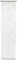 GARDINIA Flächenvorhang Stoff waschbar 119 Curling weiß/grau 60 x 245 cm