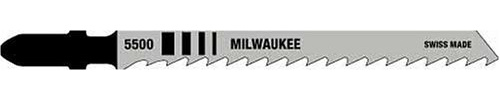 Milwaukee 48-42-5500 4-Inch, 6 Teeth per Inch, High Carbon Steel Jig Saw Blades, 5-Pack