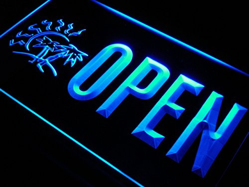 ADVPRO j773-b Open Tanning Shop Tan Palm Tree Neon Light Sign Barlicht Neonlicht Lichtwerbung