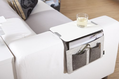 Sofa-Butler Carry Farbe: Dunkelgrau / Hellgrau