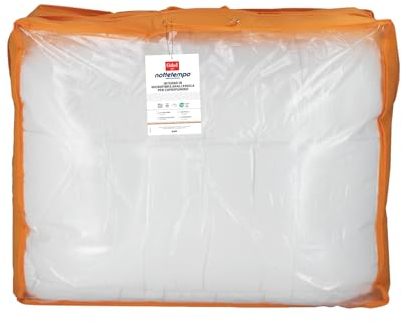 Gabel Nottetempo Piumino Una Piazza e Mezza Microfibra Caldissimo, Poliestere, Bianco, 205x200x2 cm