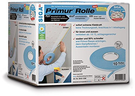 Siga Primur Raupe auf Rolle 12 x 4 mm x 8 m