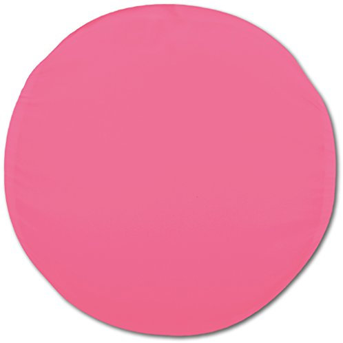 Bestlivings Kissenhülle mit und ohne Füllung in über 100 vers. Größen und Farben, Kissenbezug Dekokissen, Serie: Ellen, Auswahl: 60cm rund mit Füllung pink - rosa