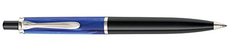 Pelikan 801898 Druckkugelschreiber K205 Blau Marmoriert in Faltschachtel
