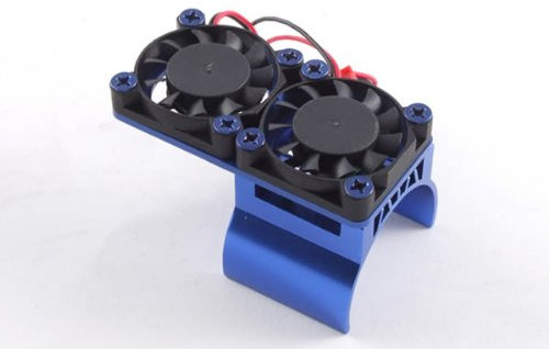 Fastrax Blue Aluminium Twin Fan Heatsink (FAST36-1)