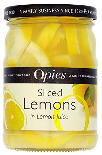 Opies Sliced Lemons in Lemon Juice 350 Gram