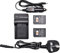 DSTE? 2pcs EN-EL12 Rechargeable Li-ion Battery + Charger DC03U for Nikon Coolpix P300, P310, P330, S31, S70, S610, S620, S630, S640, S800c, S1000pj, S1100pj, S1200pj, S6000, S6100, S6150, S6200, S6300, S8000, S8100, S8200, S9050, S9100, S9200, S9300, S9400, S9500, AW100, AW100s, AW110, AW110s