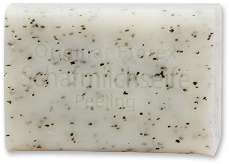 Peeling mit Mohn Florex Schafmilchseife 100g