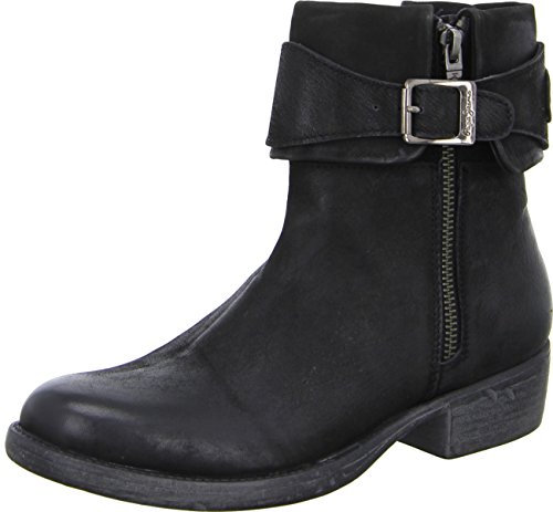 Pepe Jeans Dietrich Flap, Stivali da Motociclista Donna, Nero (Nero), 40