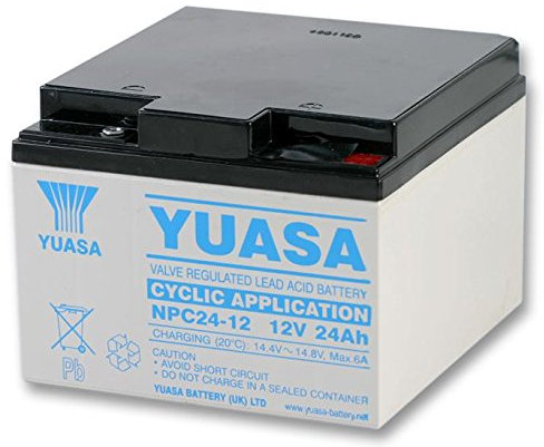 YUASA NPC24-12 BATTERY DEEP DISCHARGE CYCLIC 12V 24AH [1] Pro-Series (Epitome Verified)