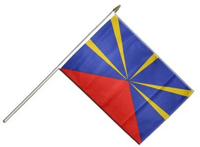 Digni® Drapeau France Réunion sur hampe