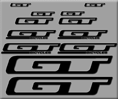 IDIQIB Ecoshirt GT Bikes Aufkleber New R229 Vinyl Adesivi Decal Aufkleber