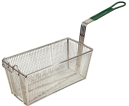 Winco FB-30 Cesta de freír con Mango Verde