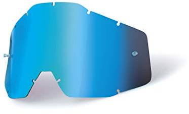 100% RACECRAFT/ACCURI/STRATA Lens Mirror/Anti-Fog, Blue, Size One Size