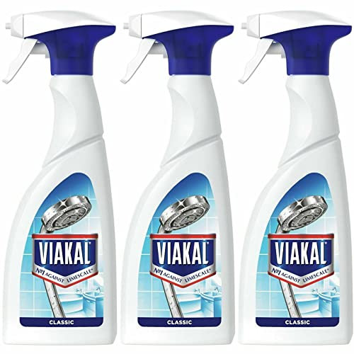 VIAKAL Détartrant pour vaporisateur 500 ml 003026 Lot de 3 – Emballage peuvent varier