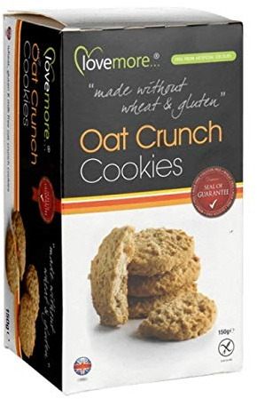 Lovemore Gluten Free Oat Crunch Cookies 150g