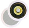 Monoprice 2-Way in-Ceiling Speakers 8 Inch (Pair) 80W Nominal, 160W Max, 8 Ohms, 9.65 Inch Cutout Diameter, Aramid Fiber Fiber Cone Driver and Titanium Silk Dome Tweeters, White - Caliber Series