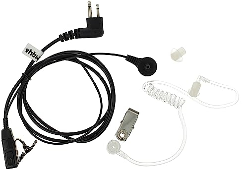vhbw Écouteurs Compatible avec Motorola GP300, GP600, GP88, GP73, CP040, GP68 Radio Talkie-walkie