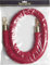 SECURIT - Corde Torsadée pour Système de Barrière Classic - avec Embouts Métalliques - pour Bar, Restaurant, Boîte de Nuit, Boutique - L. 152 cm - Finition Dorée - Rouge