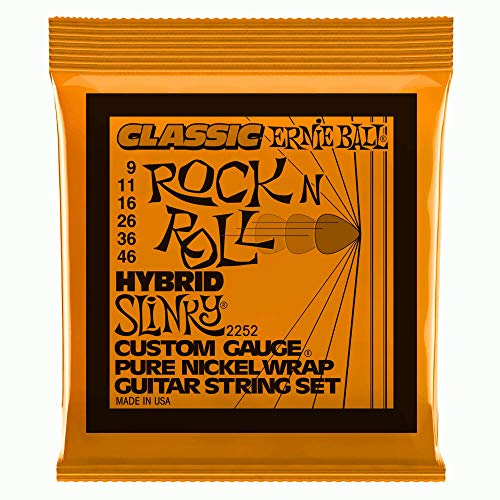 Ernie Ball 2252 Classic Hybrid Slinky Electric Guitar Strings 9-46 2 Pack