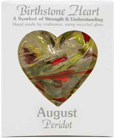 The Milford Collection - August Birthstone - Peridot - Heart