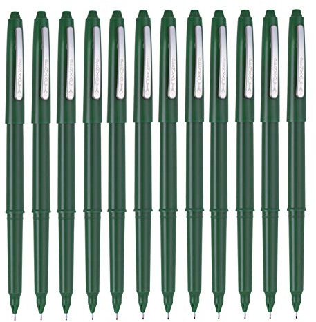 helit H2512352 - Fineliner The Penxacta, StrichStärke 0, 5 mm, Schreibfarbe Grün, 12 Stück