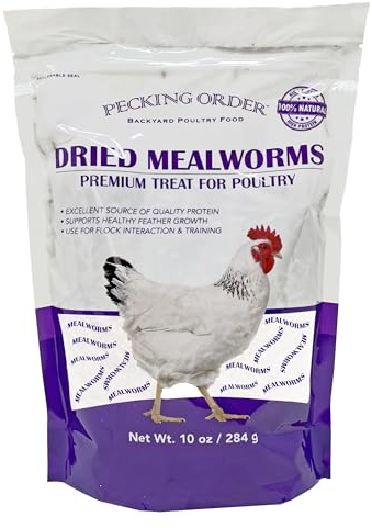Pecking Order Dried Mealworms - 10 oz