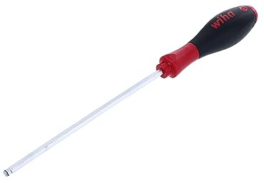 Wiha 36750 MagicRing Ball End Hex Driver with SoftFinish Handle, Metric, 5.0 x 150mm by Wiha