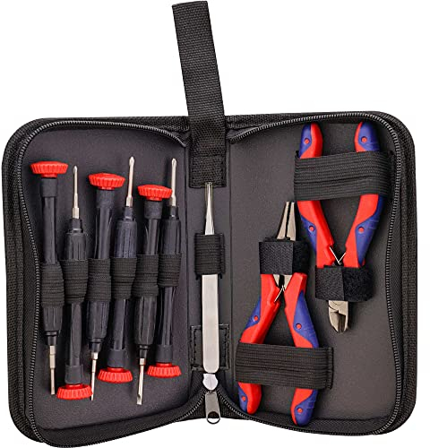 InLine 43018B - Kit herramientas de informática y electrónica, 9 piezas