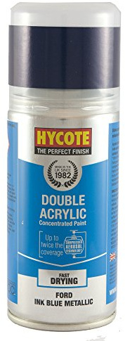 Hycote XDFD717 Ford Ink Blue Metallic Touch Up Aerosol, 150ml