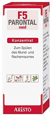 Parontal F5 med Konzentrat zum Spülen des Mund- und Rachenraumes, 20 ml Konzentrat